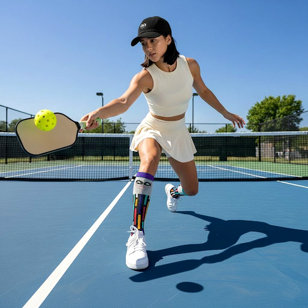 Calcetines deportivos unisex de algodón para pickleball